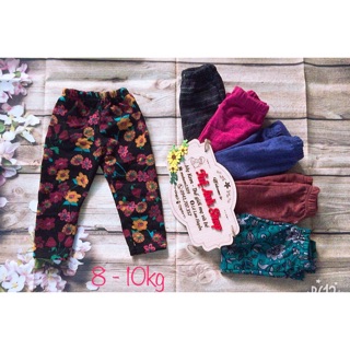Quần legging len cho bé gái 8-22kg