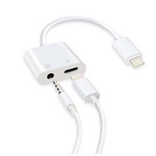 Jack chuyển đổi iphone sang jack 3.5 và lightning vừa sạc vừa nghe - Jack chia tai nghe iphone vừa nghe vừa sạc