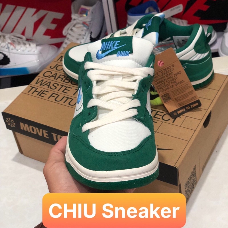 Giày Sneaker Dunk low disrupt 2 xanh lá green giày thể thao nam nữ Sb dunk xanh lá phiên bản cao cấp