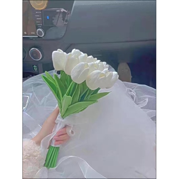 Bó Hoa Tuylip Decor trang trí Vintage 💐
