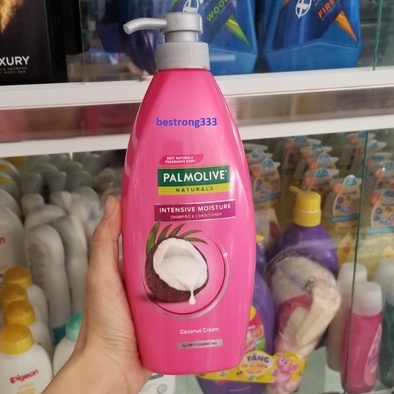 Dầu gội có dầu xả Palmolive Dưỡng Ẩm bổ sung từ sữa dừa 600ml