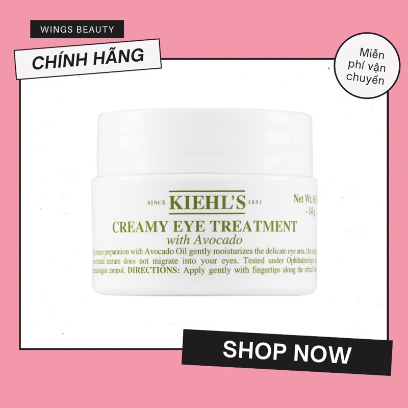 Dưỡng mắt KIEHL'S - Creamy Eye Treatment With Avocado