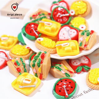 Charm món ăn mùa hè B90 /Nguyên liệu làm phụ kiện handmade / resin