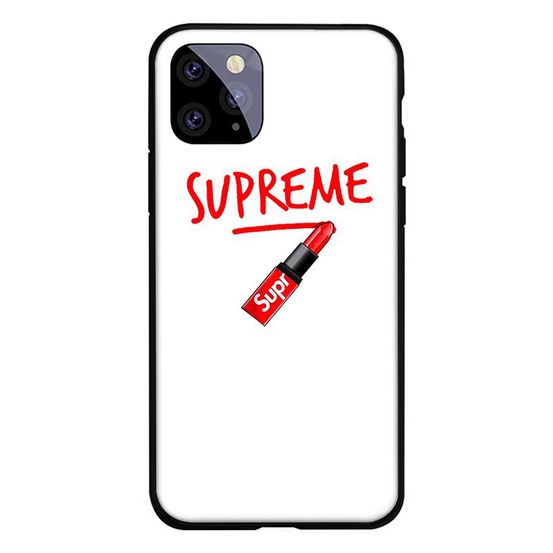 🌟2️⃣0️⃣2️⃣1️⃣🌟 Ốp lưng kính in chữ supreme cá tính cho iphone 6 / 7 / 8 plus xr 11 / 12 pro xs max - A258