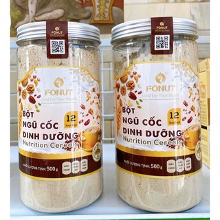 Bột Ngũ Cốc Dinh Dưỡng Gồm 12 Loại Hạt ( Hộp 500gram)