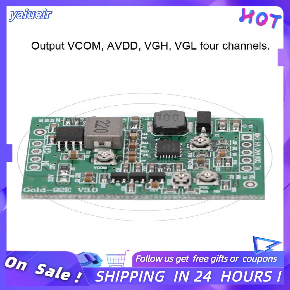 Mô-đun mạch tăng áp 4 kênh LCD TCON VGL VGH VCOM AVDD chất lượng cao