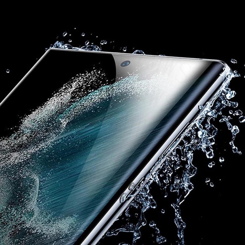 Kính Cường Lực Cong Bảo Vệ Màn Hình Điện Thoại Samsung S23 S22 Ultra Samsung Galaxy S20 Plus Ultra