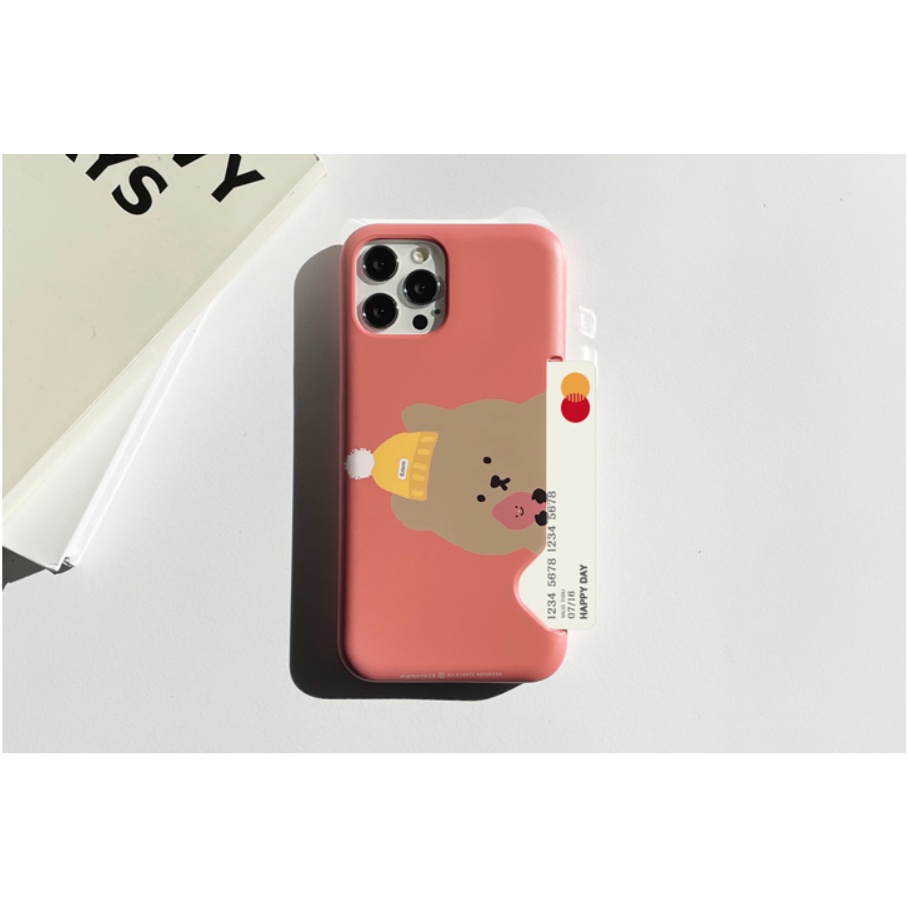 Korea MoMoCase  Cute CaseCompatible for iPhone All models  Samsung  Card Storage