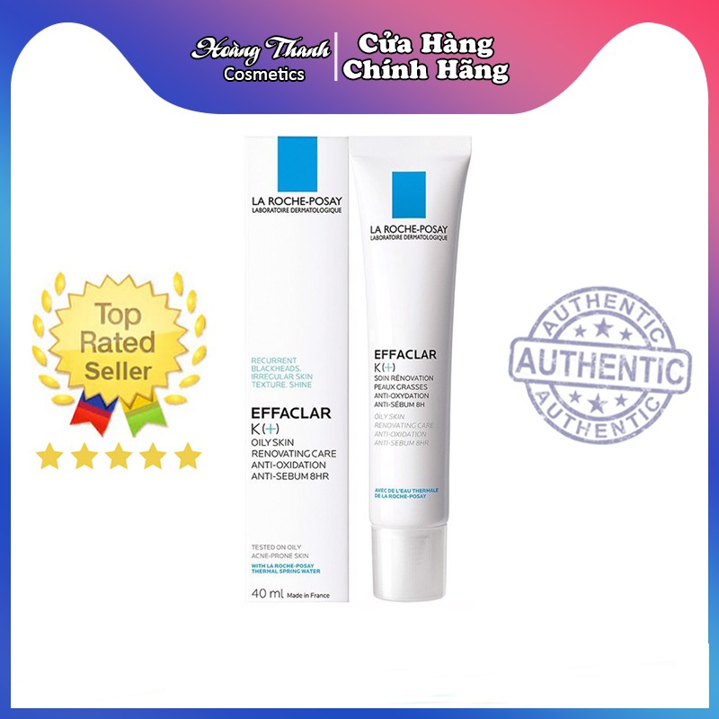 Kem La Roche Posay Effaclar K+ Giảm Thâm Ngừa Mụn - Hoàng Thanh Cosmetics