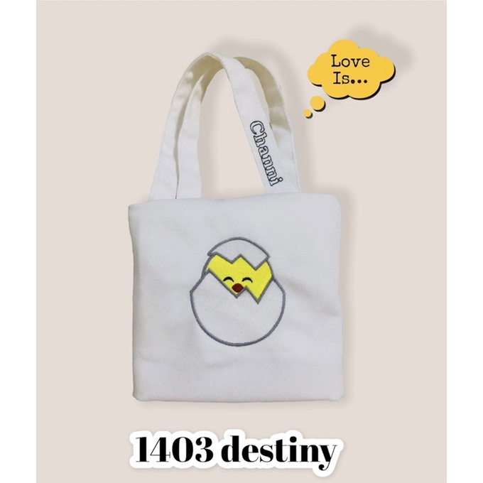 Túi thêu tên theo yêu cầu , túi cavas 💕