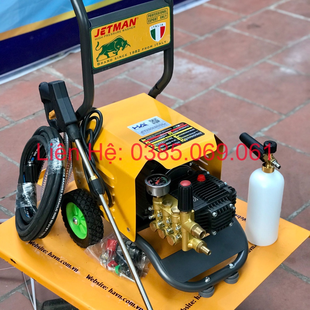 Máy Rửa Xe Cao Áp 2000W Jetman JET2000S New-Chính Hãng  -FREESHIP