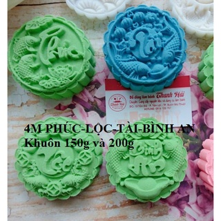 Khuôn Lò Xo Trung Thu Phúc - Lộc - Bình An 150g & 200g.