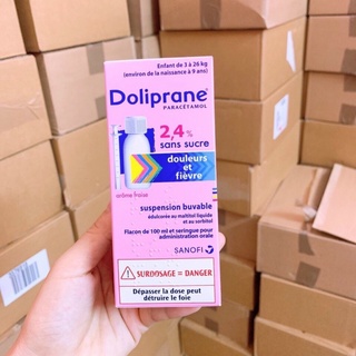 Siro hạ sốt Doliprane Pháp 100ml