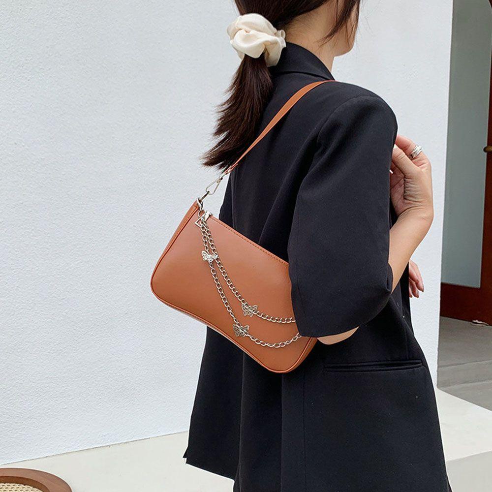 Túi Xách Da PU Đa Năng Họa Tiết Bướm Thời Trang Cho Nữ MIHAN1