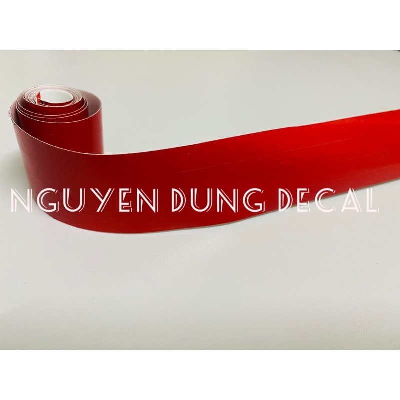 Chỉ Decal phản quang dùng cho mâm xe Oto và Moto màu đỏ_Nguyễn Dũng Decal