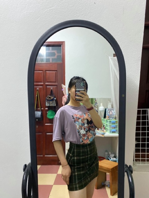 Áo Phông Ngắn Tay Unisex Mickey Nam Nữ