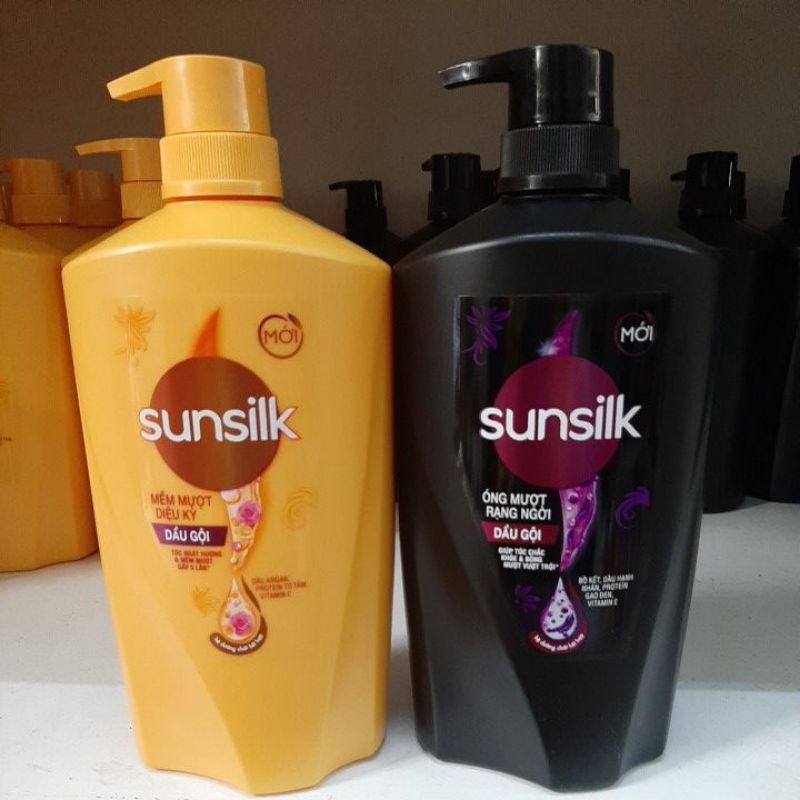 Dầu gội Sunsilk 900g có 2 mầu như hình