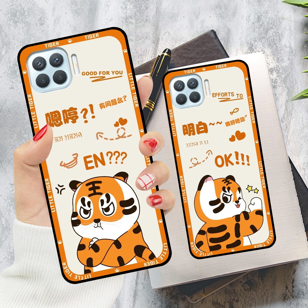 Ốp Oppo A73 / A93 in hình cặp đôi doremon, hổ, khủng long dễ thương