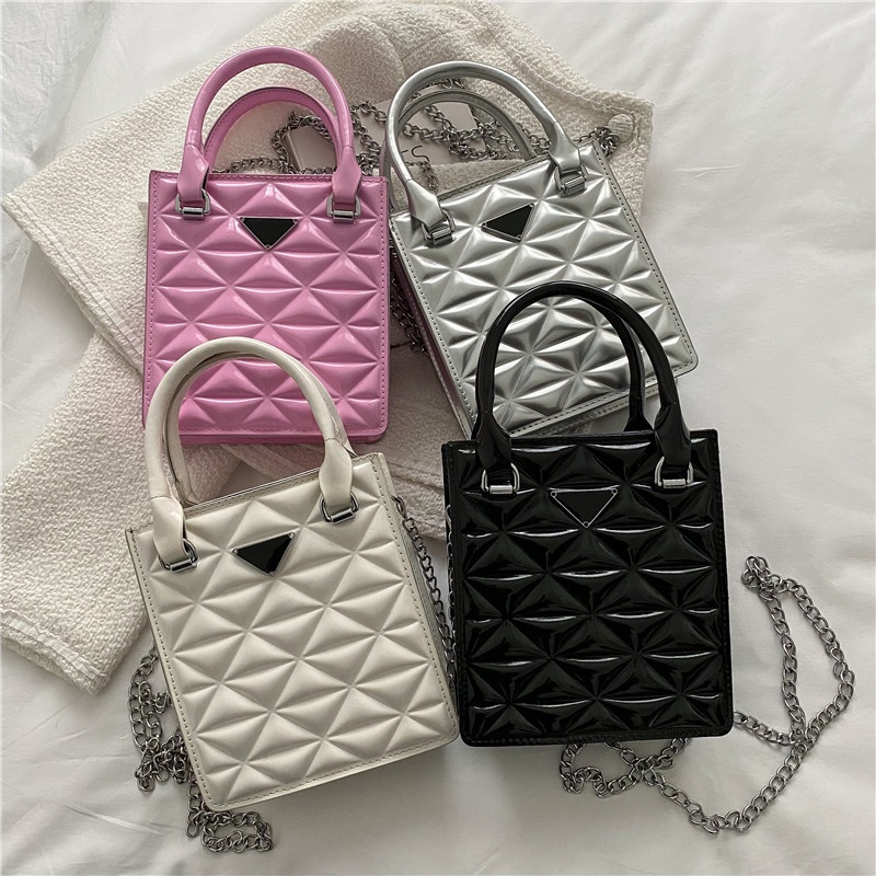 Túi Đeo Vai Nhỏ Nhắn Đính Đá Kiểu Pháp Cổ Điển Dễ Phối Đồ Thời Trang Cho Nữ