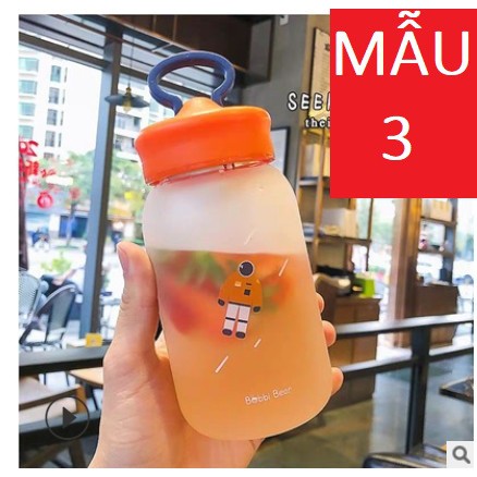 Bình thủy tinh du hành vũ trụ tặng kèm túi chống sốc