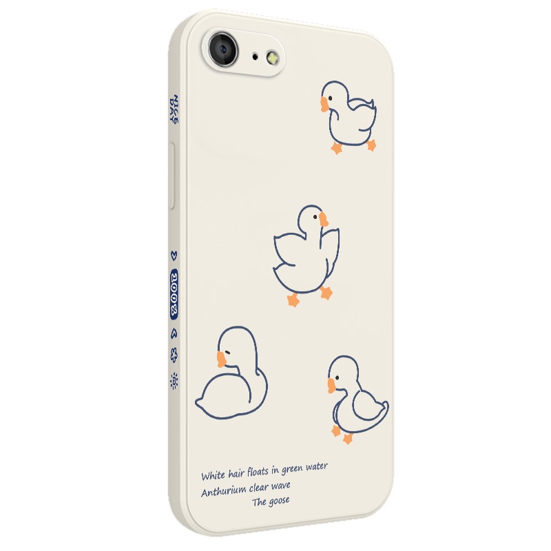 Ốp Điện Thoại Silicone Lỏng Họa Tiết Đẹp Mắt Cho IPhone 8 7 6 6S Plus SE 2020