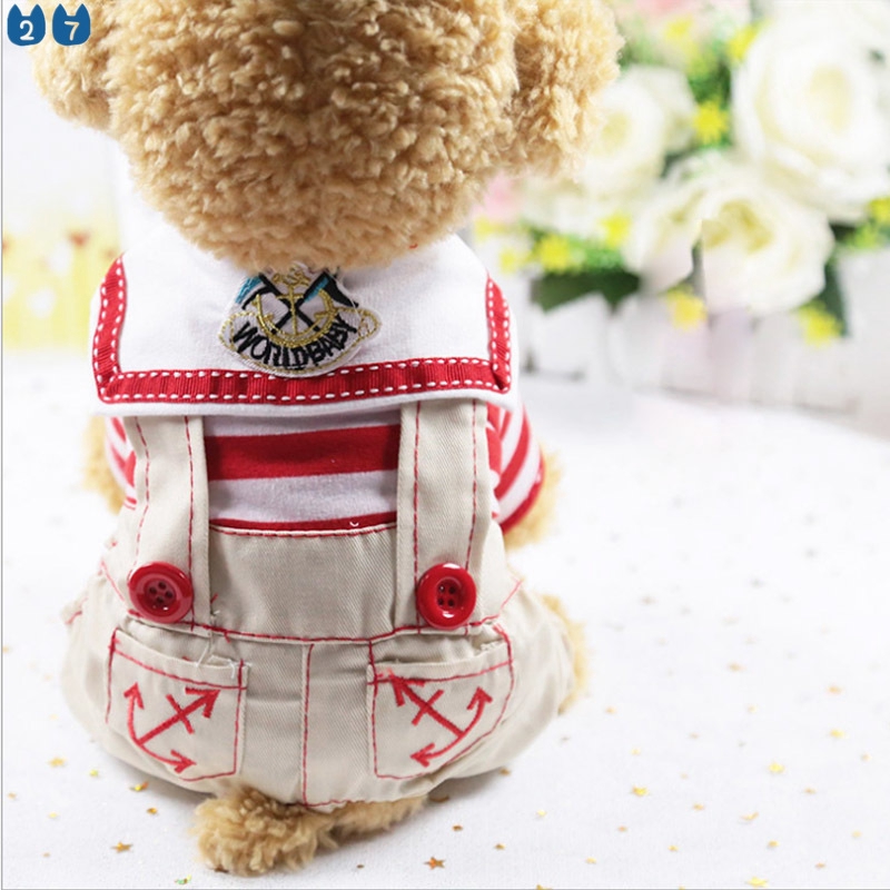 Bộ Đồ Liền Thân Họa Tiết Caro Dễ Thương Cho Thú Cưng