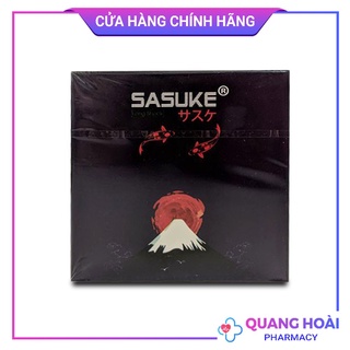 Bao cao su siêu mỏng không hương sasuke hộp 3 chiếc