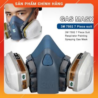 bộ Mặt nạ phòng virus bụi độc 3M chính hảng 3M 7502 trọn bộ đầy đủ 7 chi tiết