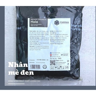 Nhân trung thu cao cấp FARINA: Hola mè đen bịch 2kg