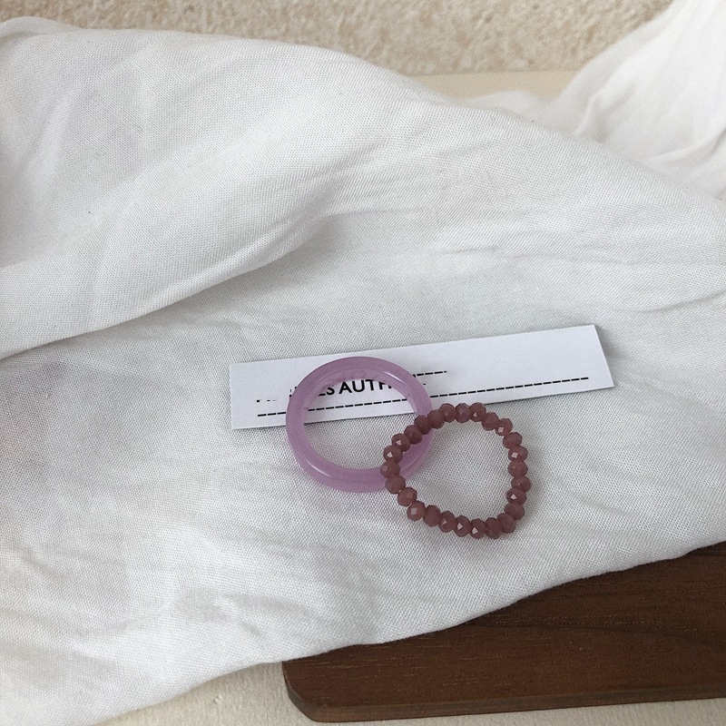 Set nhẫn chuỗi hạt phong cách vintage dành cho nữ | BigBuy360 - bigbuy360.vn