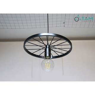Đèn thả trần bánh xe đạp đơn DLTT