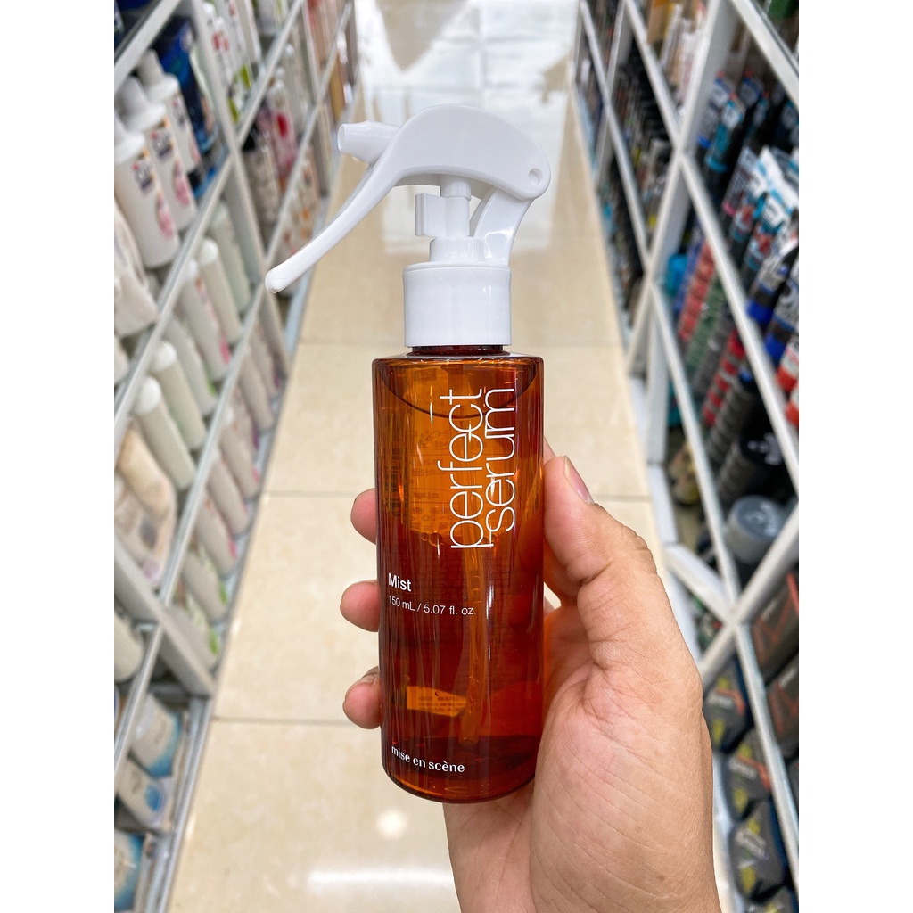 Xịt Dưỡng Tóc Mise En Scene Perfect Serum Mist Phục Hồi Tóc Hư Tổn 150ml Hàn Quốc