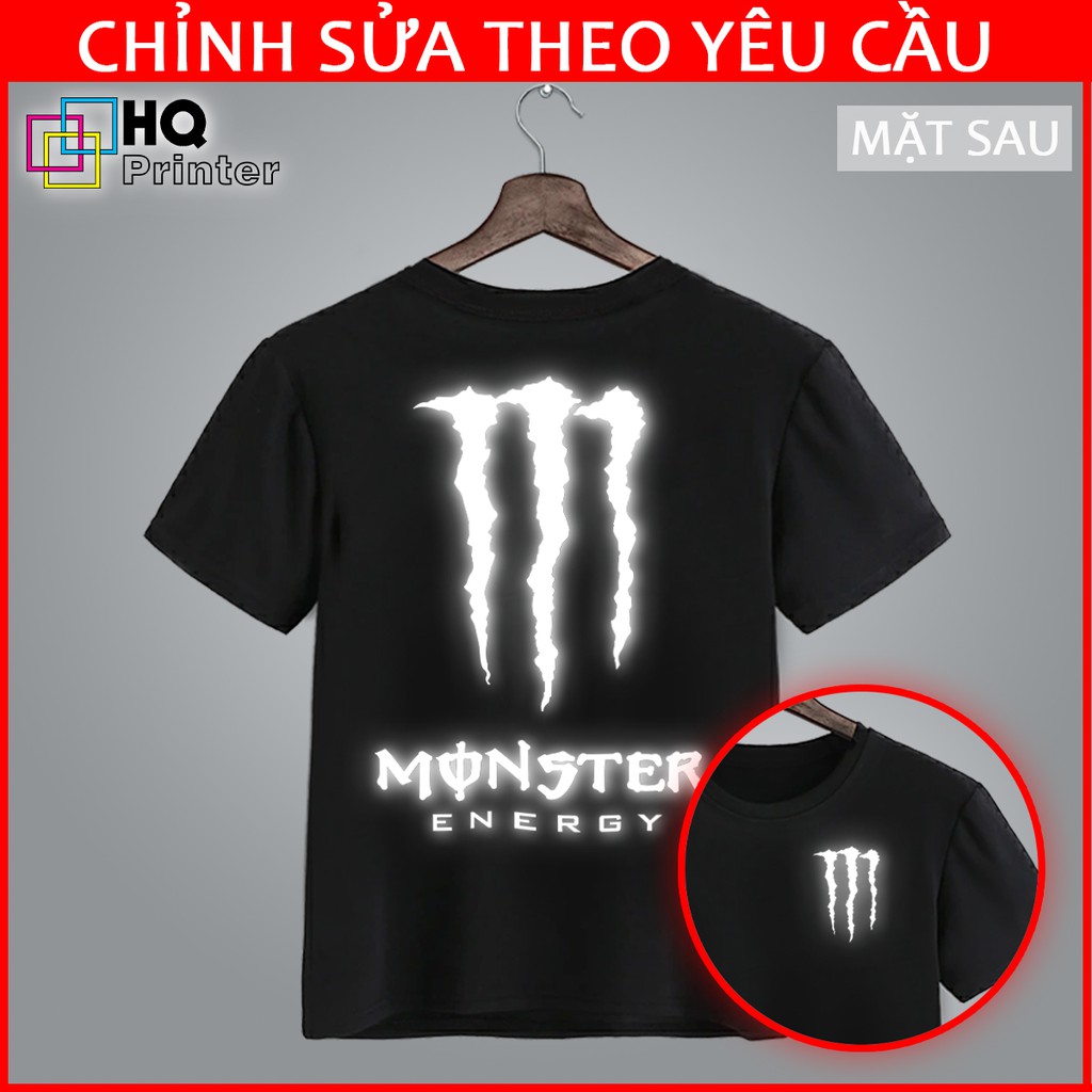Áo Phản Quang In Monster Enegry Cotton 100% Hàng Xuất Khẩu