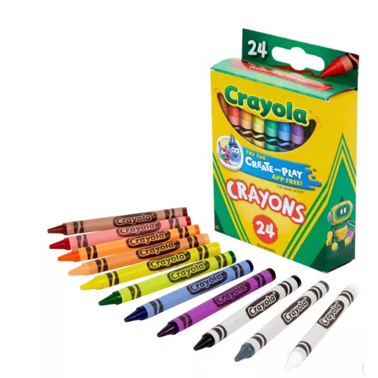 BÚT MÀU SÁP Crayola Crayons 24 CÂY