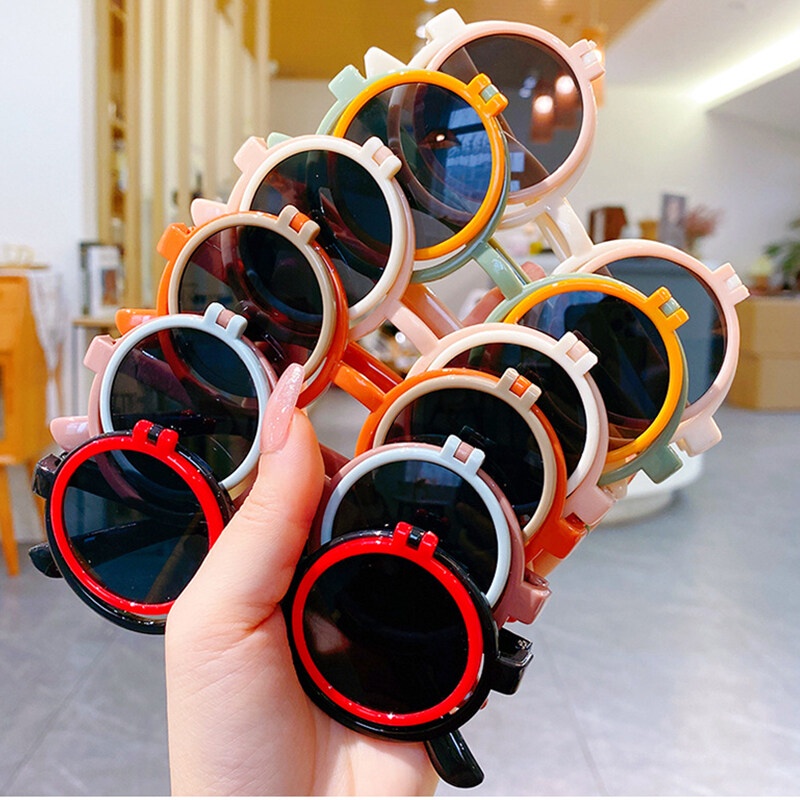 Kính Chống Nắng PTQ Kiểu Dáng Hoạt Hình Dễ Thương Cho Bé