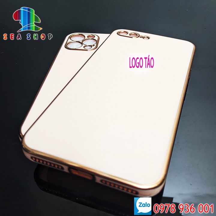 Ốp lưng iPhone XS, 11 Pro Max, XR, 6 Plus,7, 8 Plus  -Nhựa dẻo -- VIỀN BÓNG - Thiết kế giống iP12 - Bảo vệ Camera