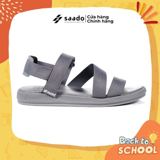 [CHÍNH HÃNG] SANDAL SAADO | NN01 – Màu Xám Basic | Giày Dép Sandal Nam Nữ Đơn Giản, Cao Cấp Thương Hiệu Mỹ