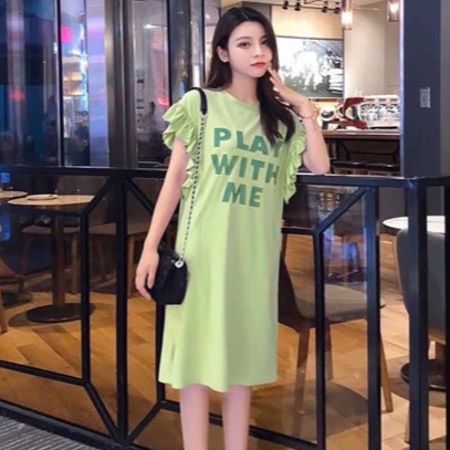 Váy suông cánh tiên Play dáng dài form rộng | BigBuy360 - bigbuy360.vn