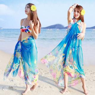 Khăn Choàng Đi Biển Chống Nắng Dáng Dài Cỡ Lớn Thời Trang Cho Nữ