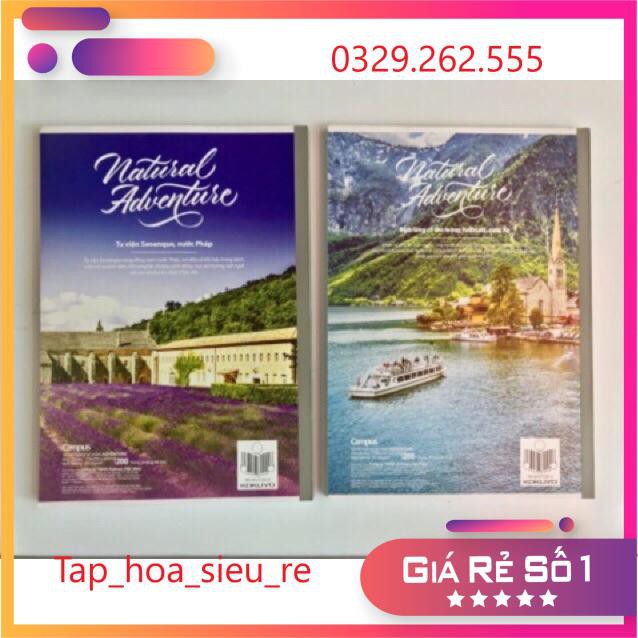 (Rẻ Vô địch) Vở kẻ ngang Campus 120 trang có chấm