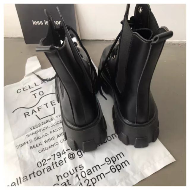 (HÀNG CÓ SẴN - ẢNH THẬT FEEDBACK) Bốt nữ ulzzang A1 đế cao 5cm | BigBuy360 - bigbuy360.vn