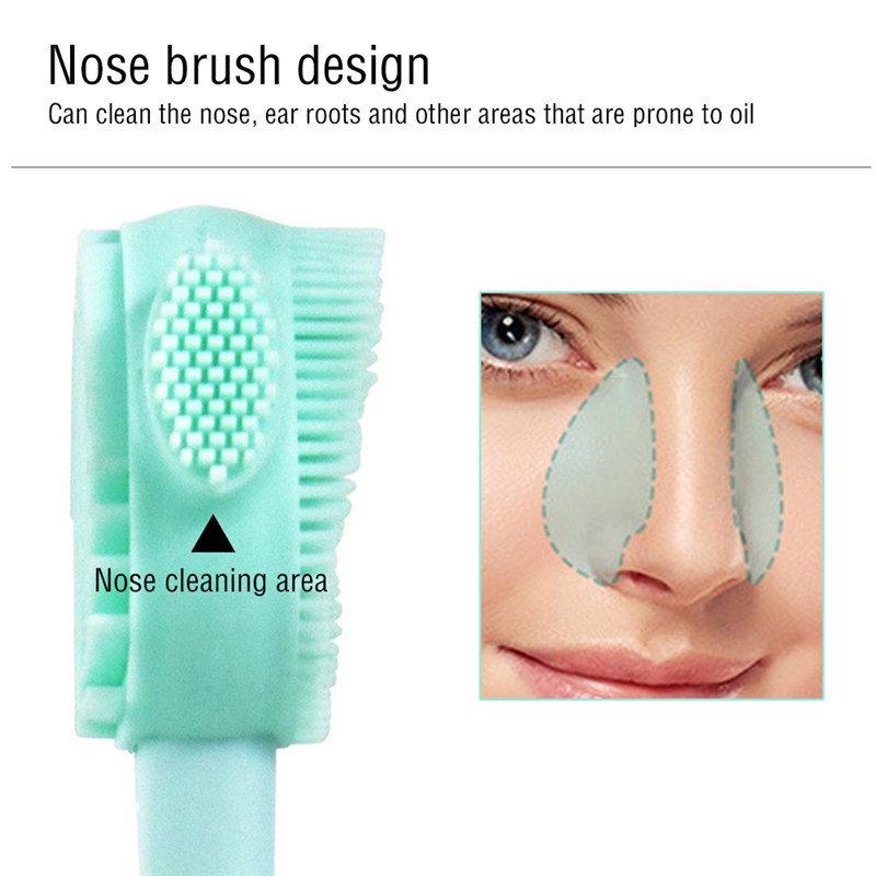 [Hàng mới về] Cọ silicon rửa mặt làm sạch sâu đa năng tiện dụng