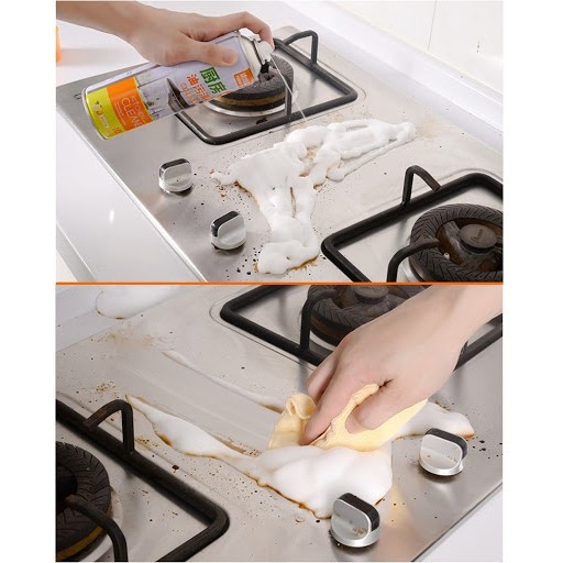 [ Siêu Sạch ] Chai Xịt KITCHEN CLEANER Tẩy Rửa Nhà Bếp-Nhà Tắm Đa Năng Bảo Vệ Da Tay 500ML