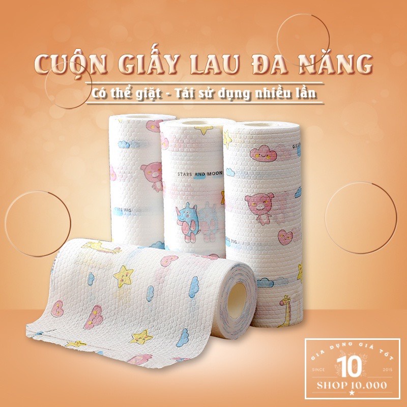 Cuộn Giấy Vải Lau Đa Năng Tiện Dụng