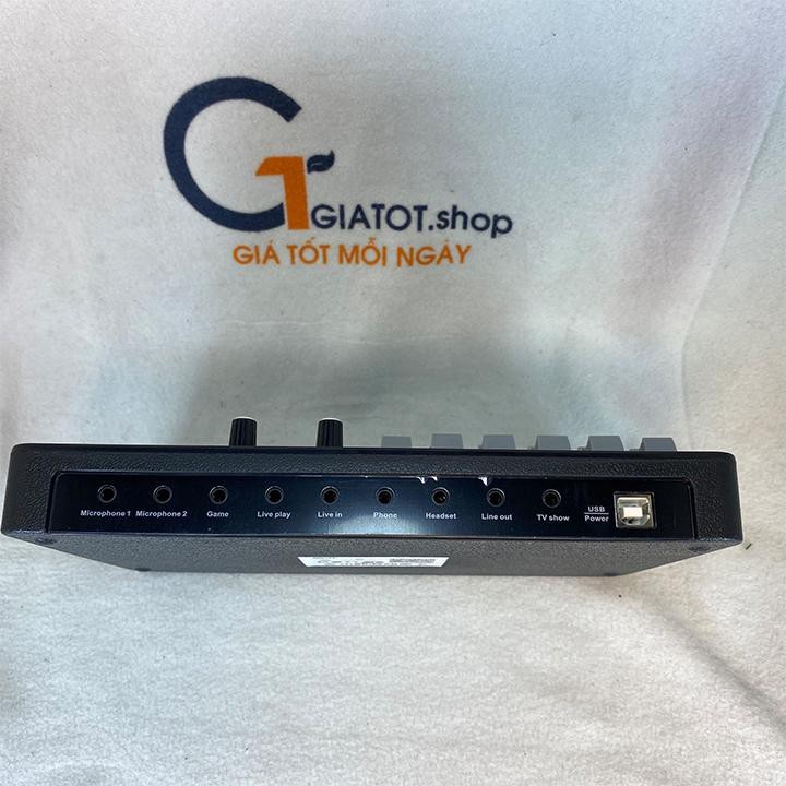 Sound card thu âm Live stream H9 có kết nối Bluetooth