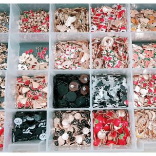 Phụ kiện nhiều màu làm vòng tay handmade 40k/bì 10 cái