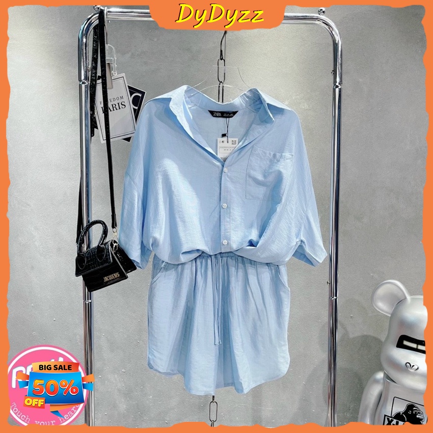 SET BÔ ĐỒ ĐŨI THÁI ÁO SƠ MI KÈM QUẦN SHORT NGẮN CỰC THANH LỊCH