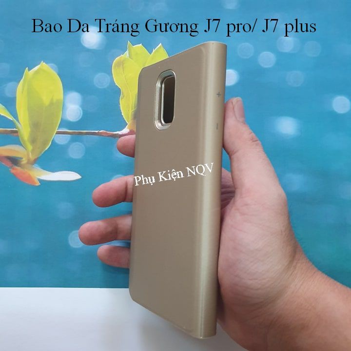 Samsung J7 pro/ J7 plus|| Bao Da Clear View Standing Samsung J7 pro/ J7 plus - Pk NQV | BigBuy360 - bigbuy360.vn
