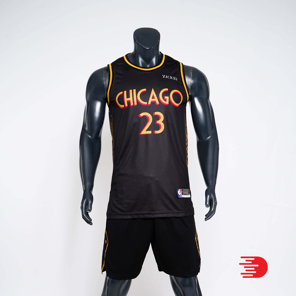 Trang phục thi đấu bóng rổ ACTEE - NBA Chicago BULLS City Edition - Hàng In