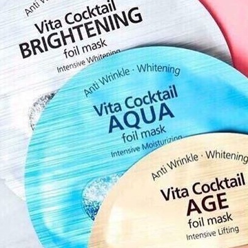 Mặt Nạ Giấy Bạc Dưỡng Da BNBG Vita Cocktail Foil Mask 30ml